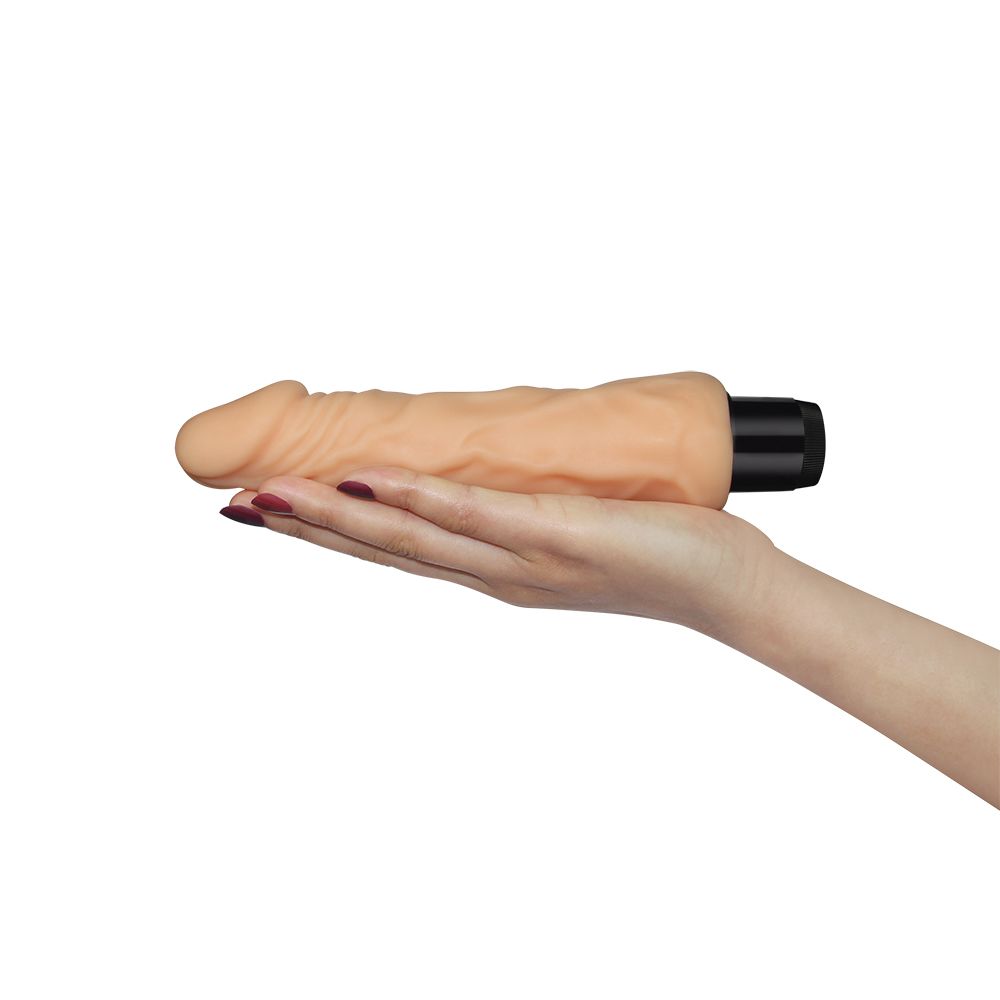 Real Feel Cyberskin- Dildo Vibraattori 8" - Image 3
