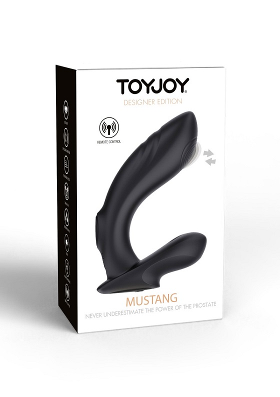 Mustang Prostate Massager, Tehokas Eturauhasvibraattori tuplamoottorilla