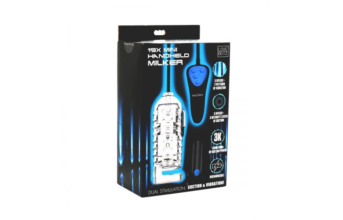 Lypsykone masturbaattori 19X mini handheld milker