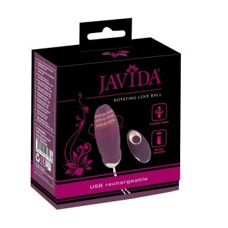 Kuula vibraattori jonka sisällä on pyörivät helmet- Javida rotating love ball