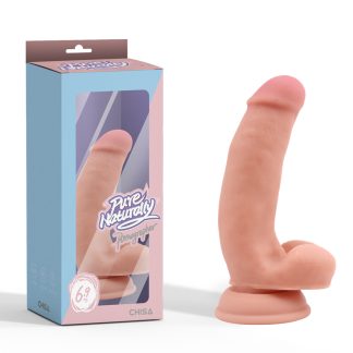 Pure Naturally - Dildo 17.6cm Vaalea